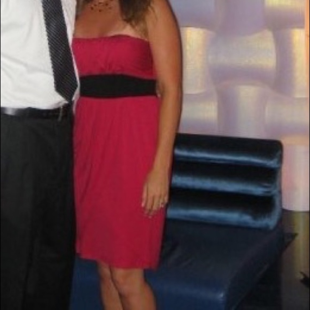 Strapless Cocktail Length Dress