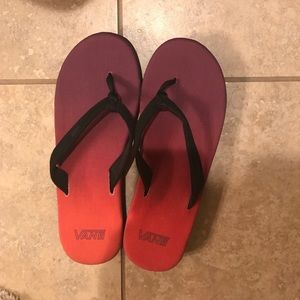 New/unworn women's VANS flip flops 8