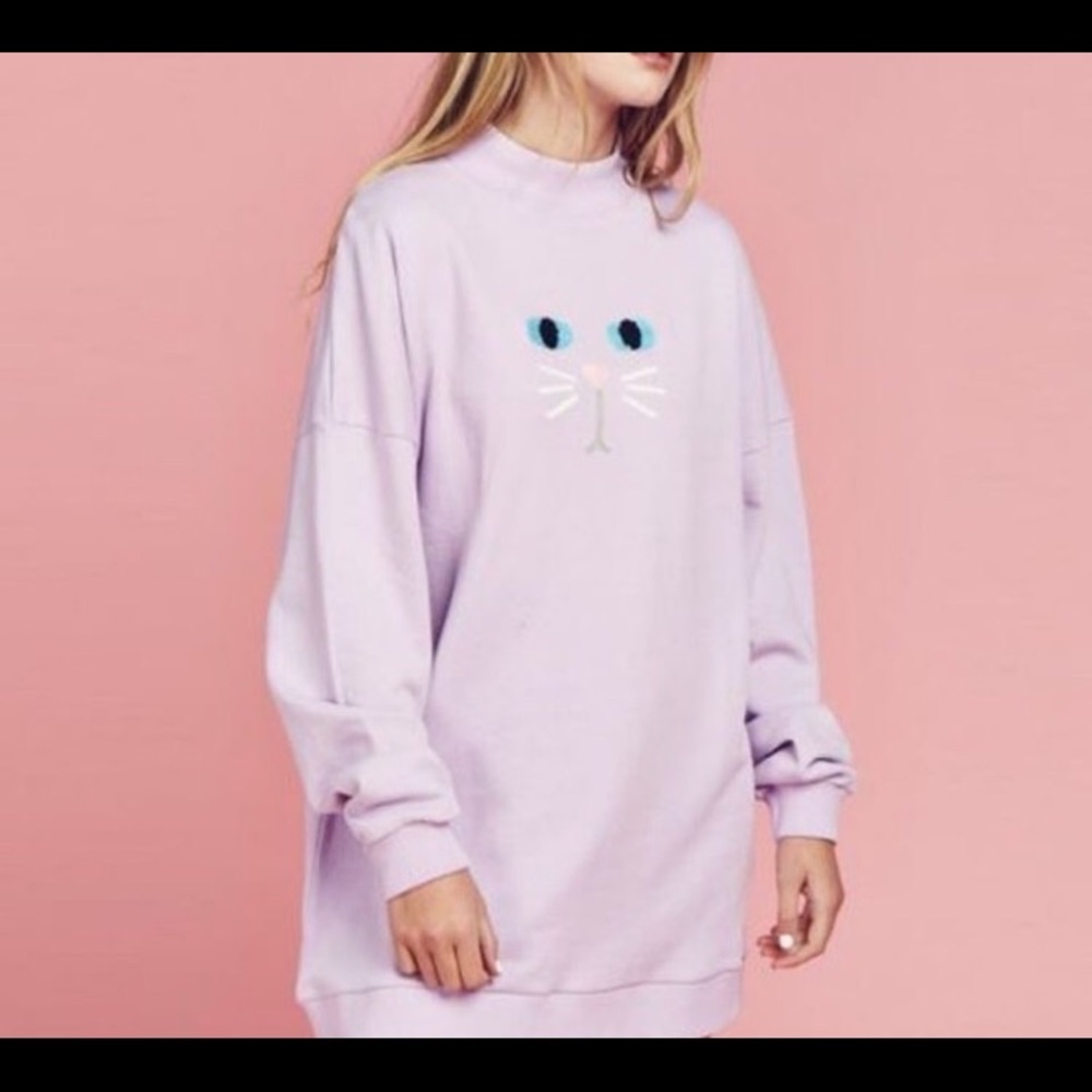 ISO lazy oaf cat face sweatshirt.