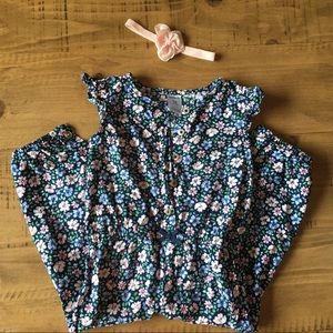 Carter's Floral Romper, 18 months