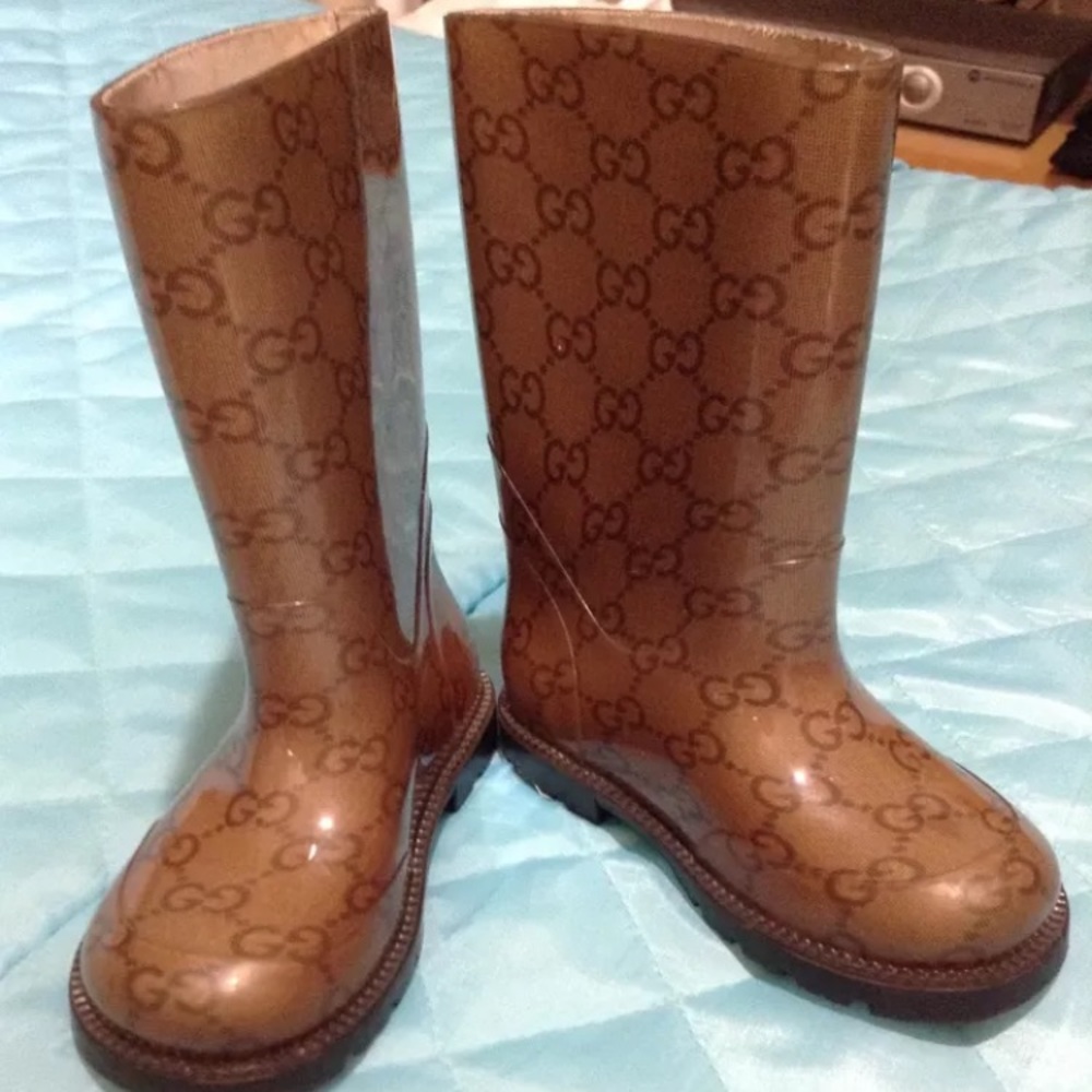 Gucci baby rain boots