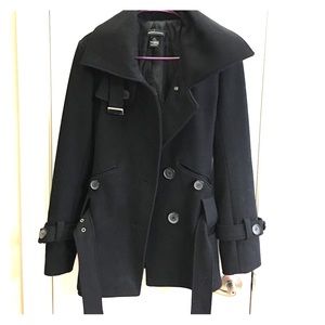 Black Peacoat from Victoria Secret