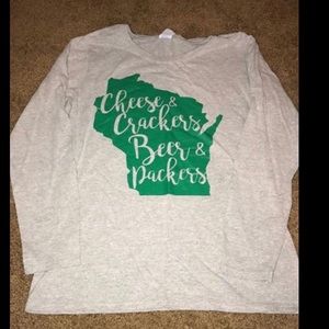 Cheese and Crackers and Beer and Packers shirt