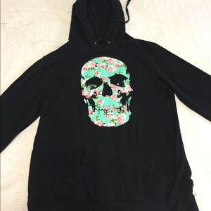 Sugar Skull Floral Sweatshirt