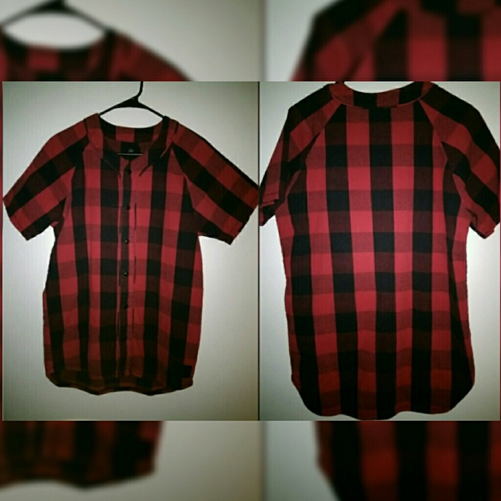 Plaid Baseball shirt/jersey