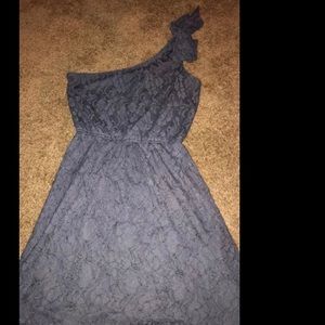 One shoulder dress