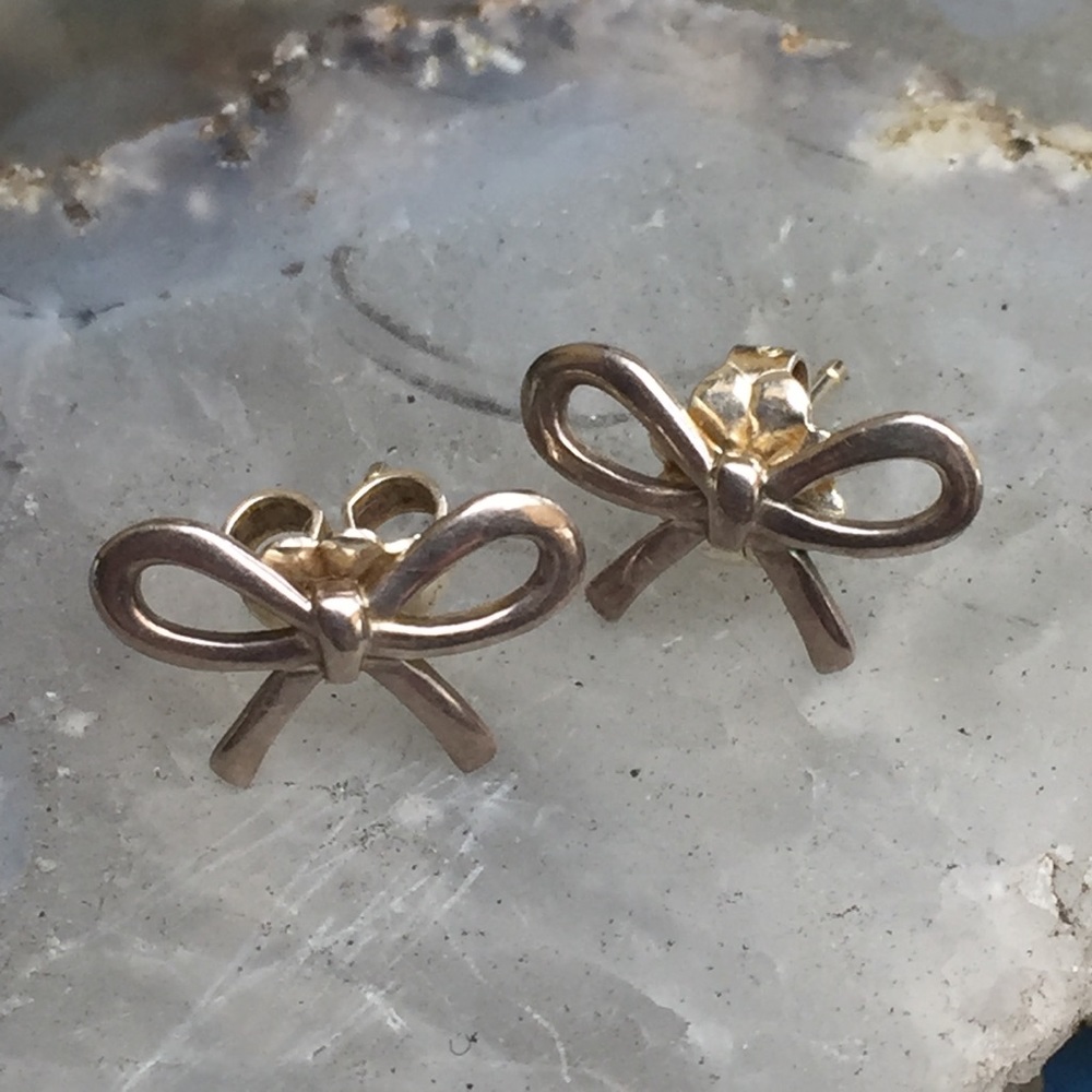 Tiffany & Co. Bow Earrings in sterling silver
