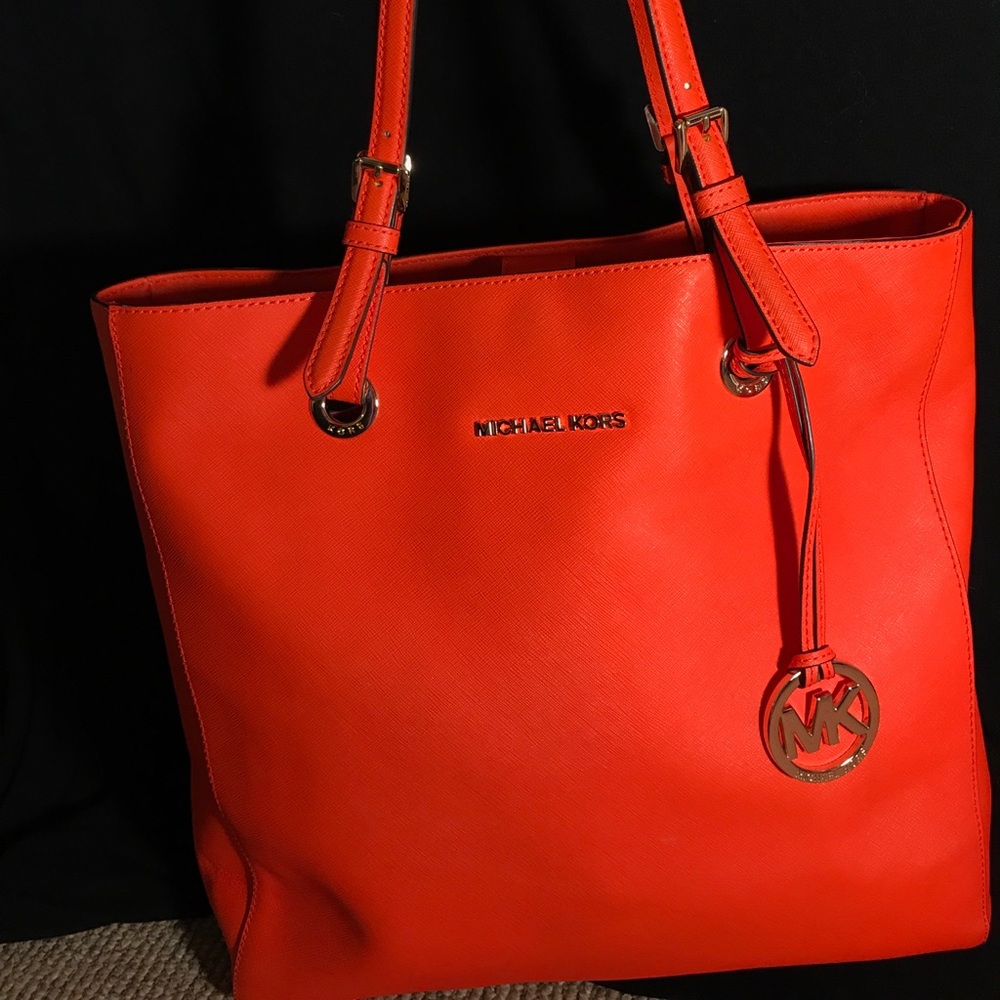 Orange Michael Kors Purse
