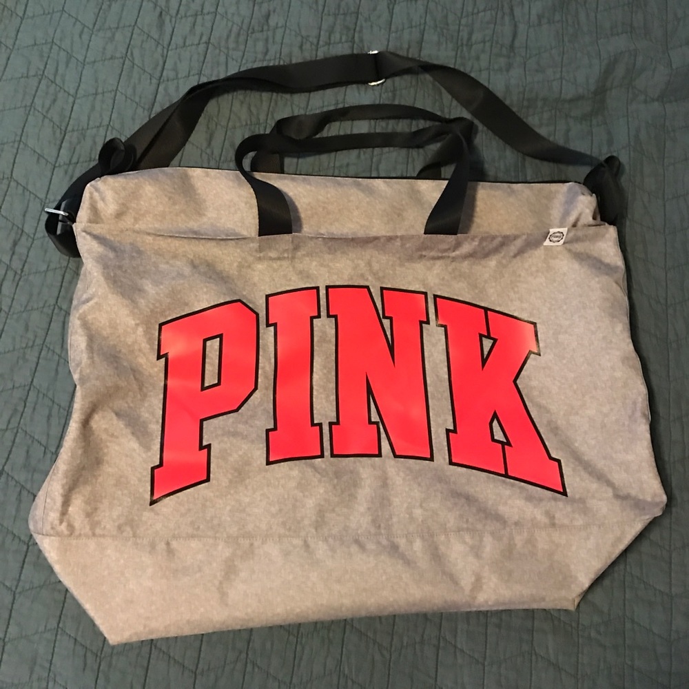 Pink Victoria's Secret bag