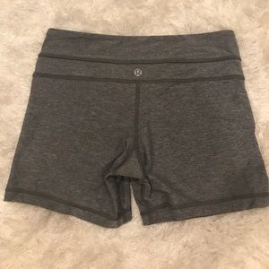 Lululemon shorts, Size 6, gray