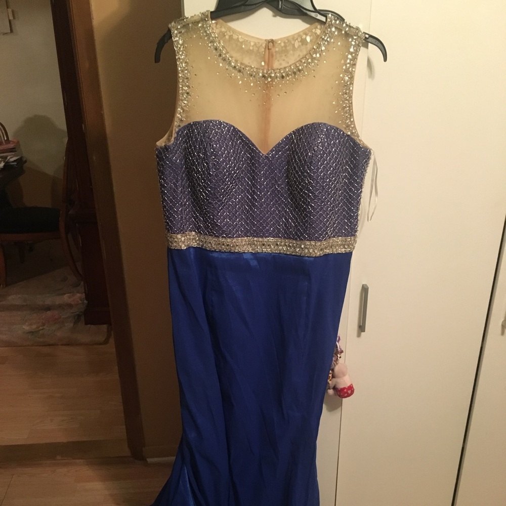 Royal Blue Gown (prom dress)