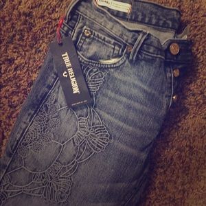 True Religion beautifully detailed jeans