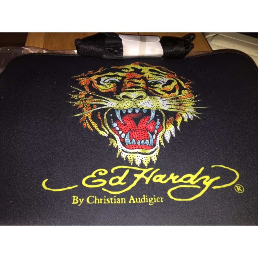 Ed Hardy Black Tiger, Gates Laptop Sleeve Bag.