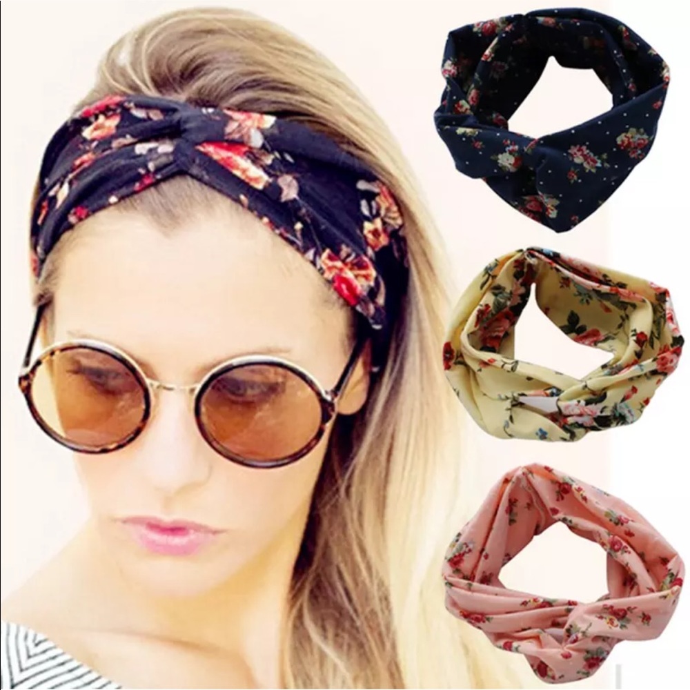 Light Pink Rose Headband