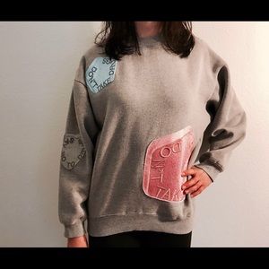 Long sleeve women sweat shirt