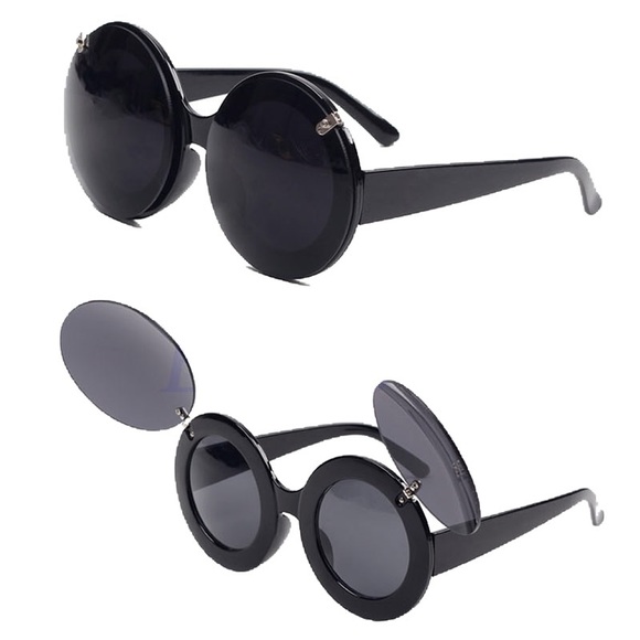 lady gaga flip up sunglasses