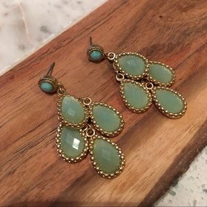 Seafoam Green Drop Earrings