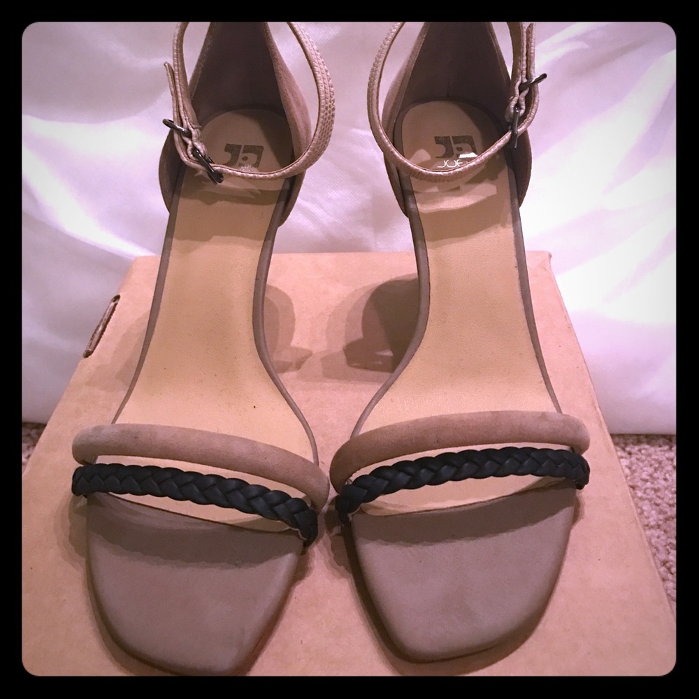 Joe's Jeans Tan Suede Heels