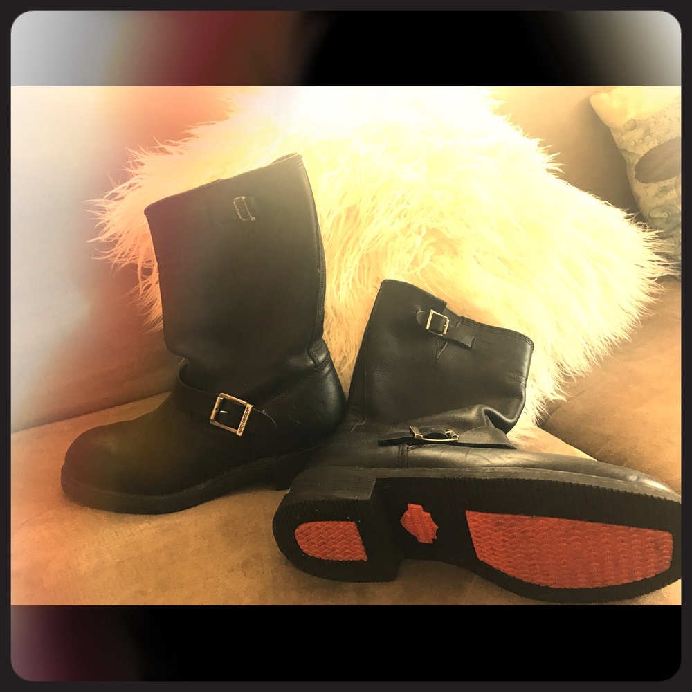 Women's Harley Davidson Moto Riding Boots