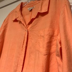 Bright orange oxford