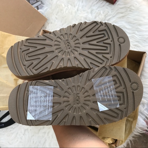 UGG kids ChEstnut Bailey BOW sz 2 New - Picture 4 of 7