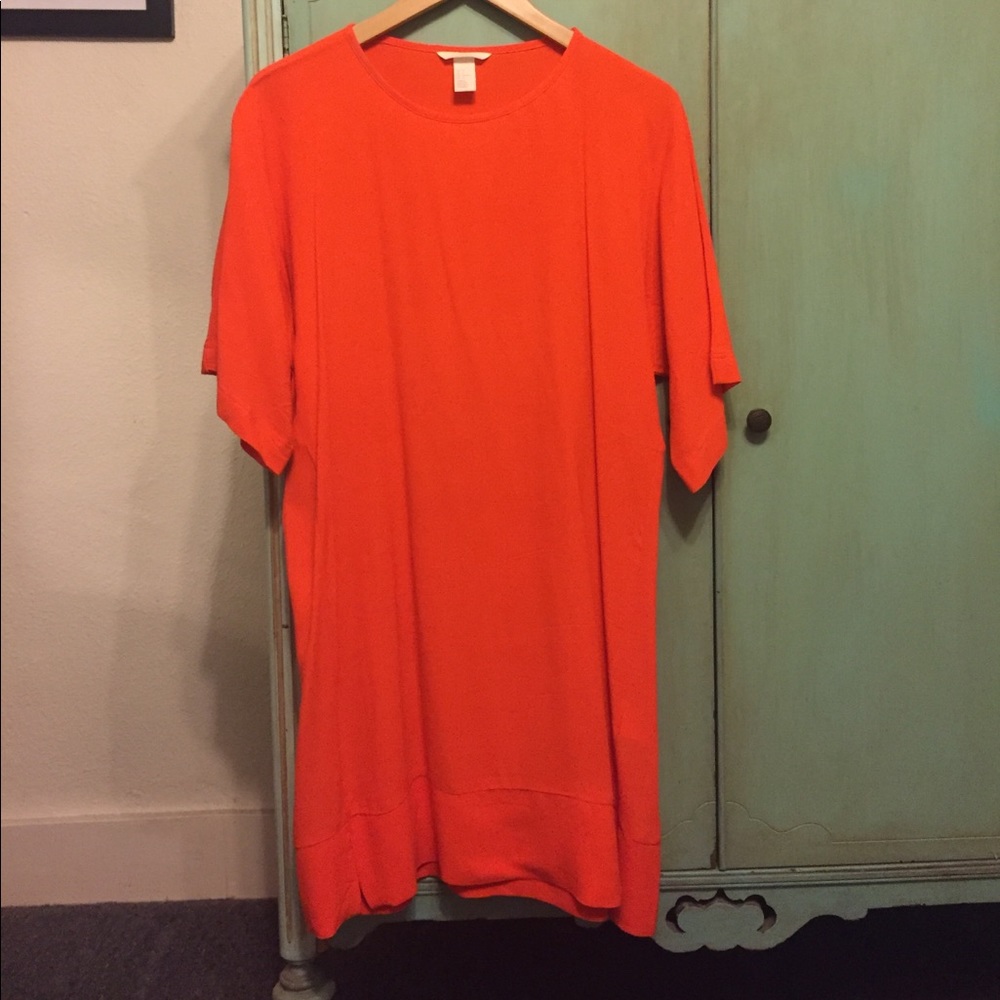 Vibrant orange dress