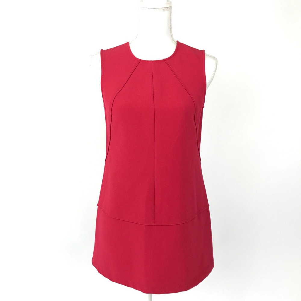 Ann Taylor Loft Sz 2 Petite Sleeveless Mini Shift - Picture 1 of 8