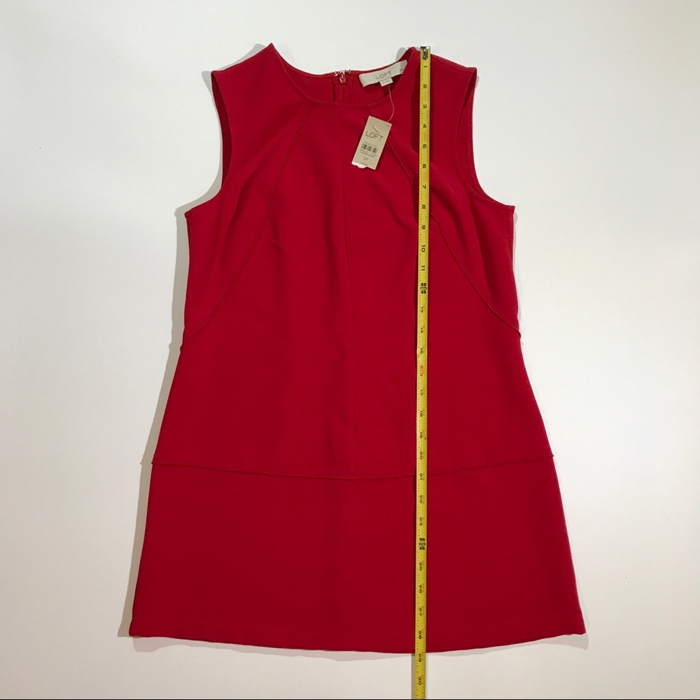 Ann Taylor Loft Sz 2 Petite Sleeveless Mini Shift - Picture 5 of 8
