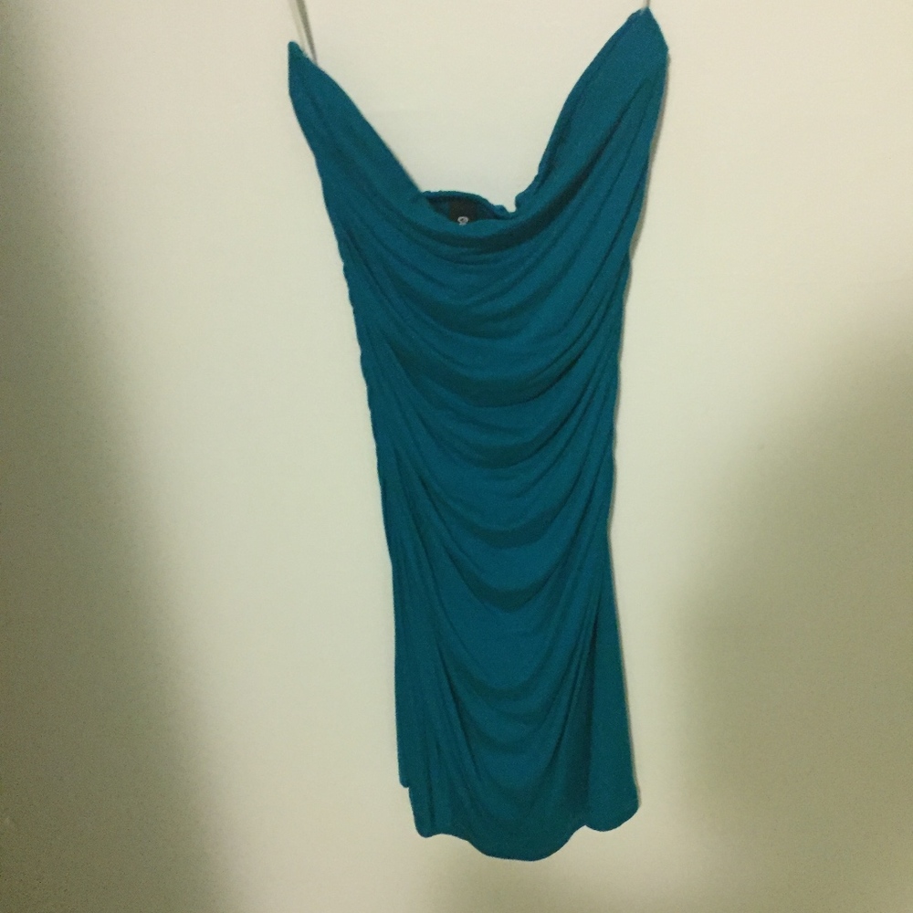 Cookies Hawaii Teal Blue Strapless