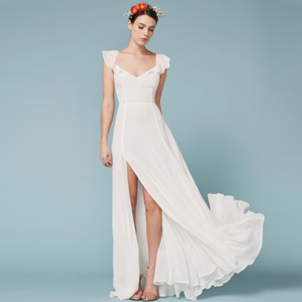Reformation White Julieta Dress