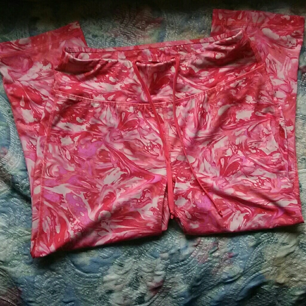 Splatter Cropped Leggings