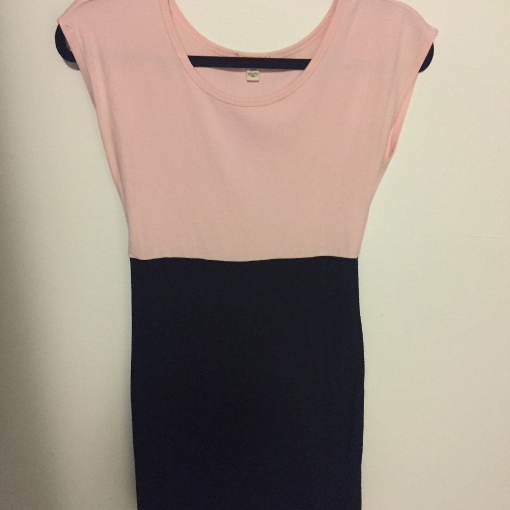 Pink/Black Bodycon dress