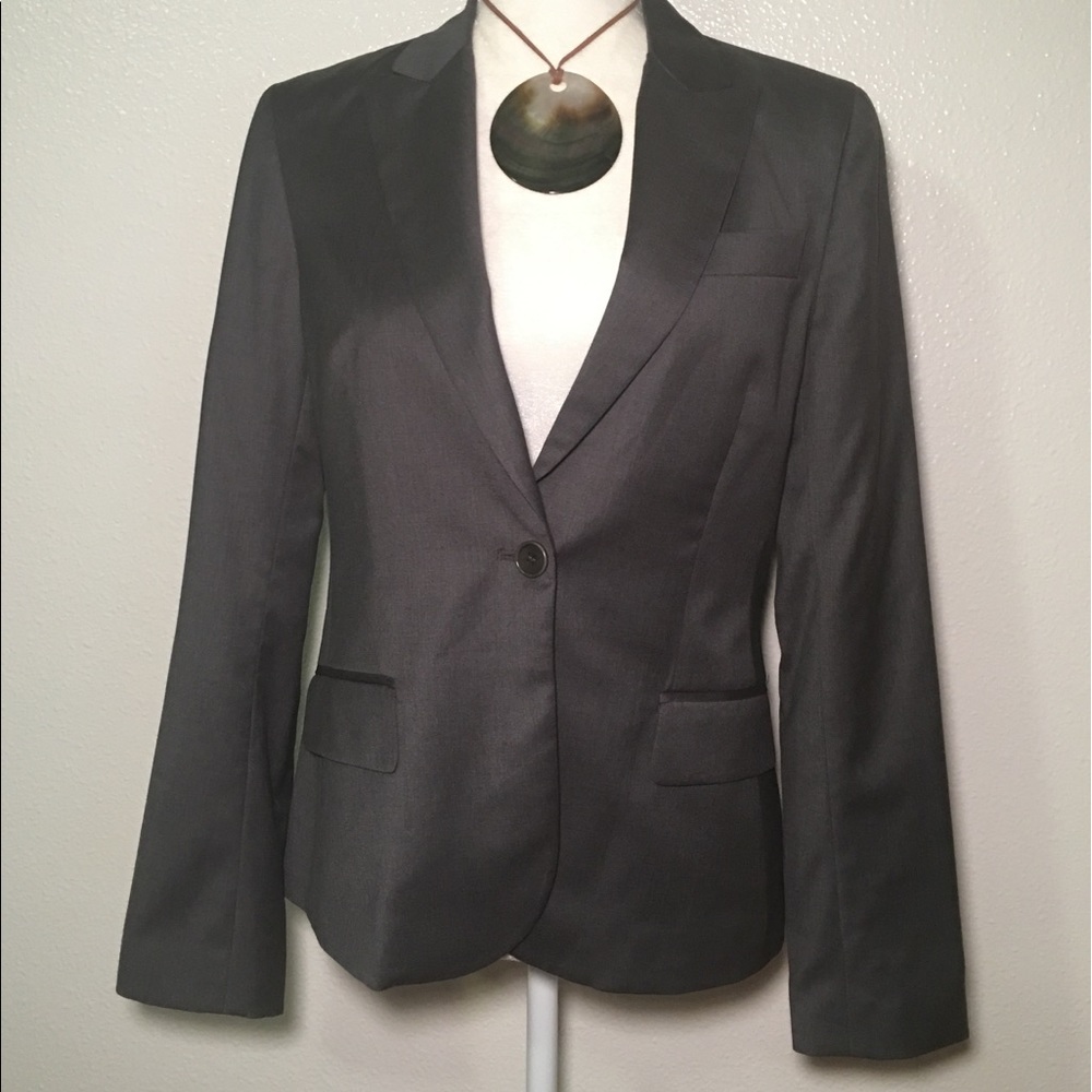 Theory Gabe B 2 Urban Charcoal  Blazer - Picture 2 of 8