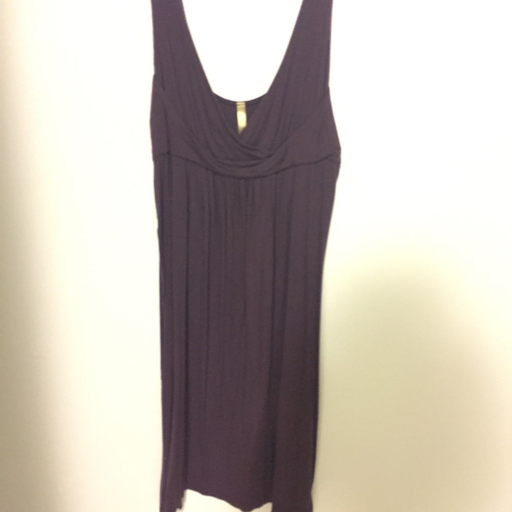 Purple tank dress
