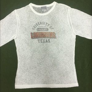 Texas Longhorns See Through Long Sleeved top