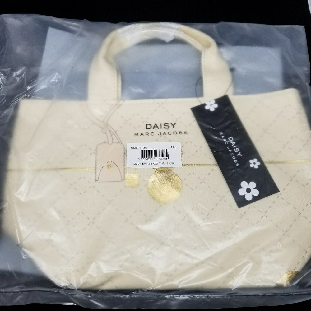 Daisy Marc Jacobs Canvas Bag with Embellishment
