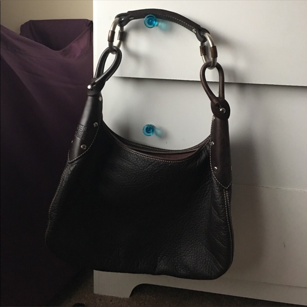 Brown Leather Ruehl shoulder bag