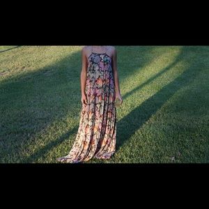 Free People Maxi Floral Dress