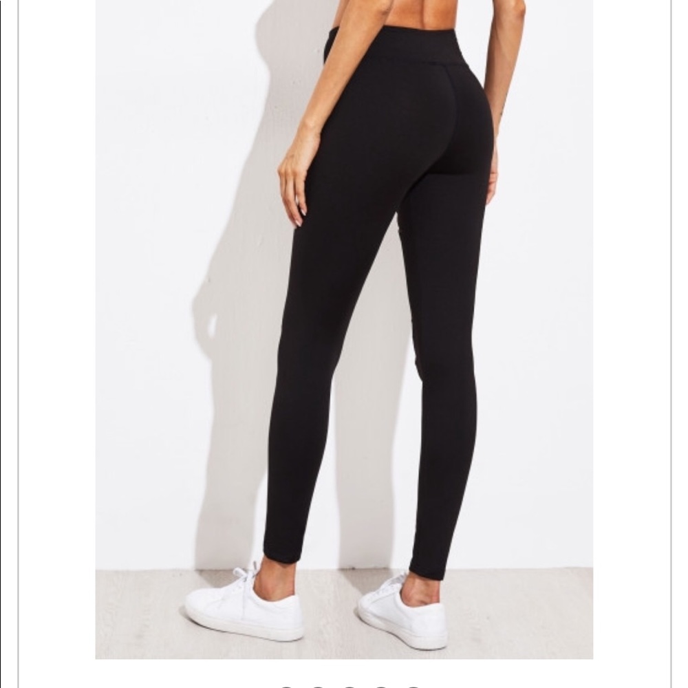 🎉LAST 1 SzL🎉◾️Slashed Leggings◾️ - Picture 3 of 3