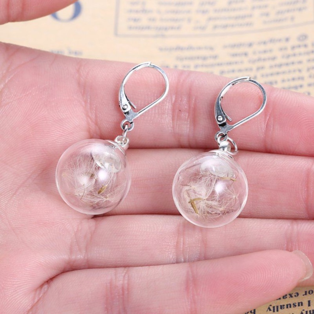 Dandelion Leverback Earrings