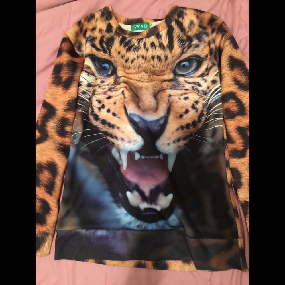 Junior iSWAG Tiger crewneck; Small
