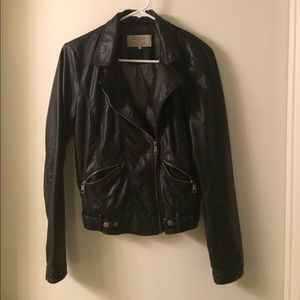 Zara faux leather jacket