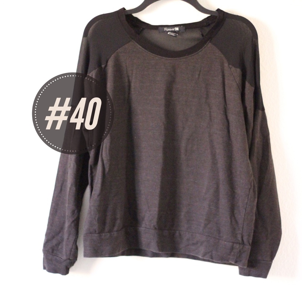 Black Pullover Sweatshirt
