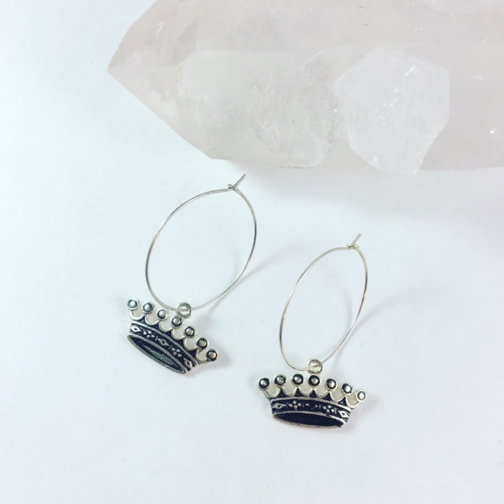 KATY GINGER DESIGNS Royalty Hoops