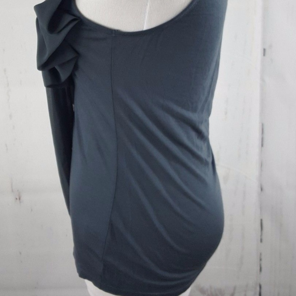 [sold} DELETTA ANTHROPLOGIE BOW DETAIL TOP - Picture 3 of 6