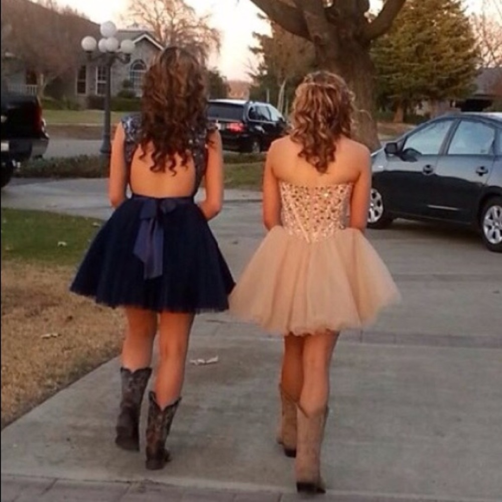 Open back Sherri Hill dress