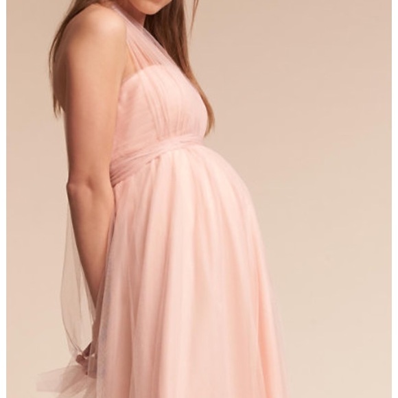 Jenny Yoo Cameo Pink Serafina Maternity Dress - Picture 2 of 8