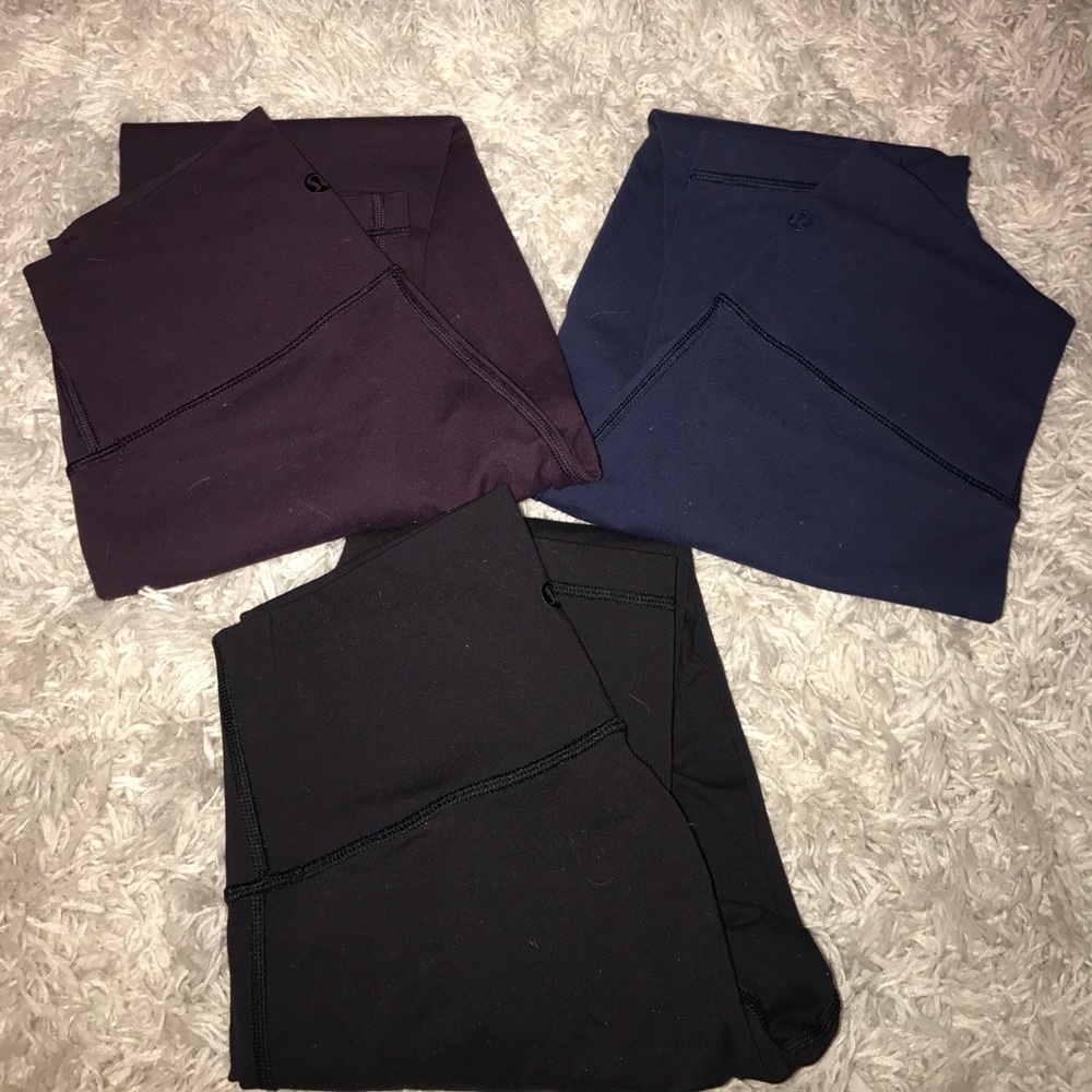 SOLD! Lululemon wonder unders 7/8 length