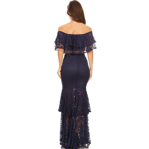 1 left! Lace Ruffle Bandeau - Picture 3 of 6