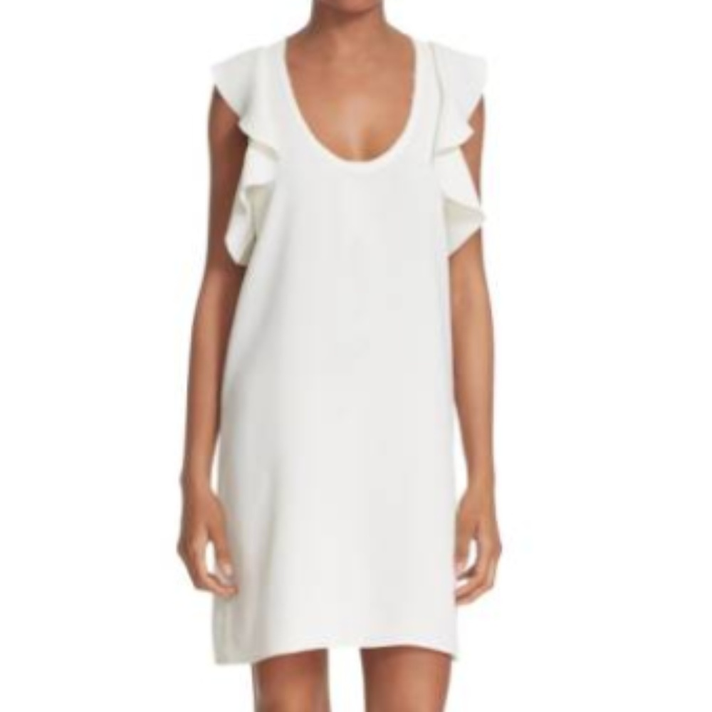 Elizabeth and James Ruffle Sleeve Dress, Size 2
